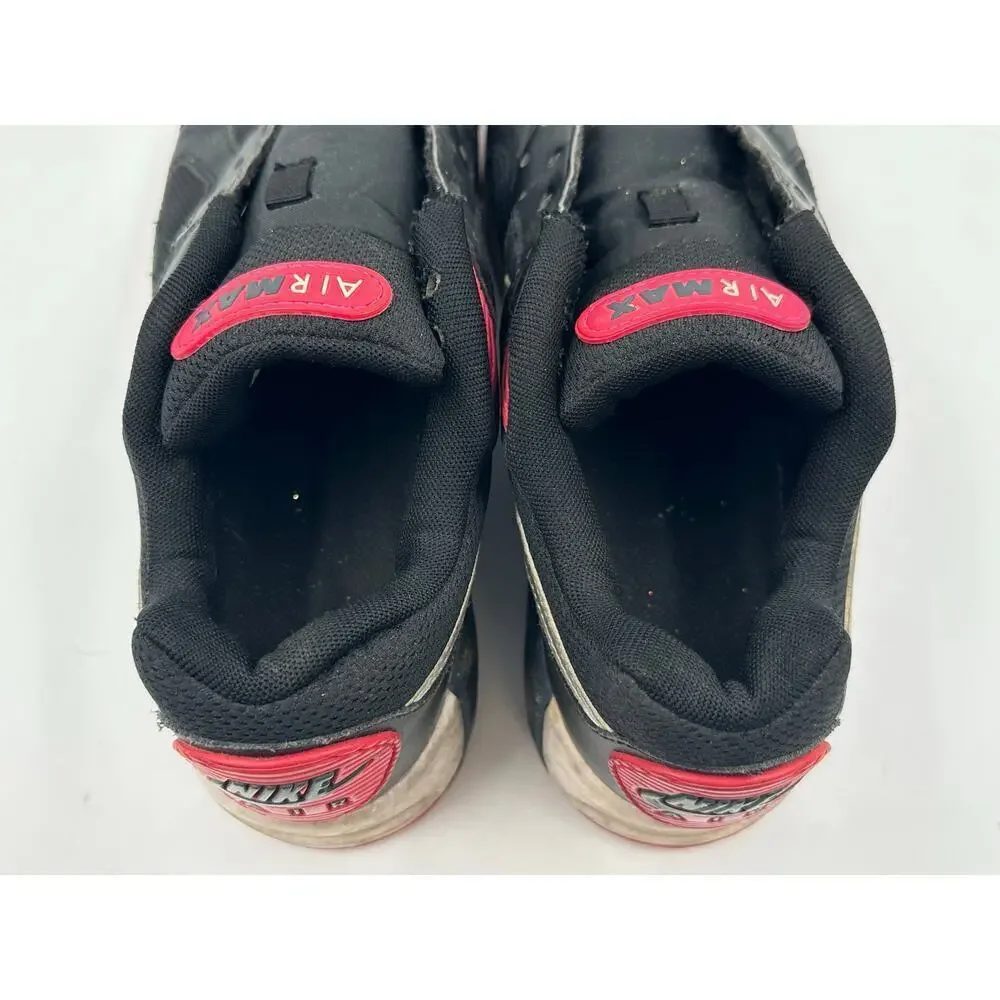 Nike Air Max IVO Lace Up Sneakers Black Pink 580519 002 Womens 8.5